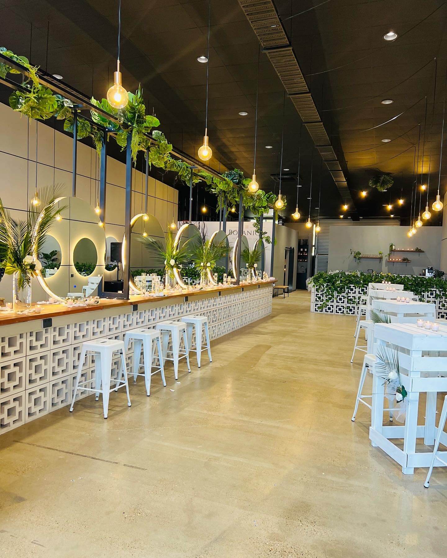 Wedding bar tables