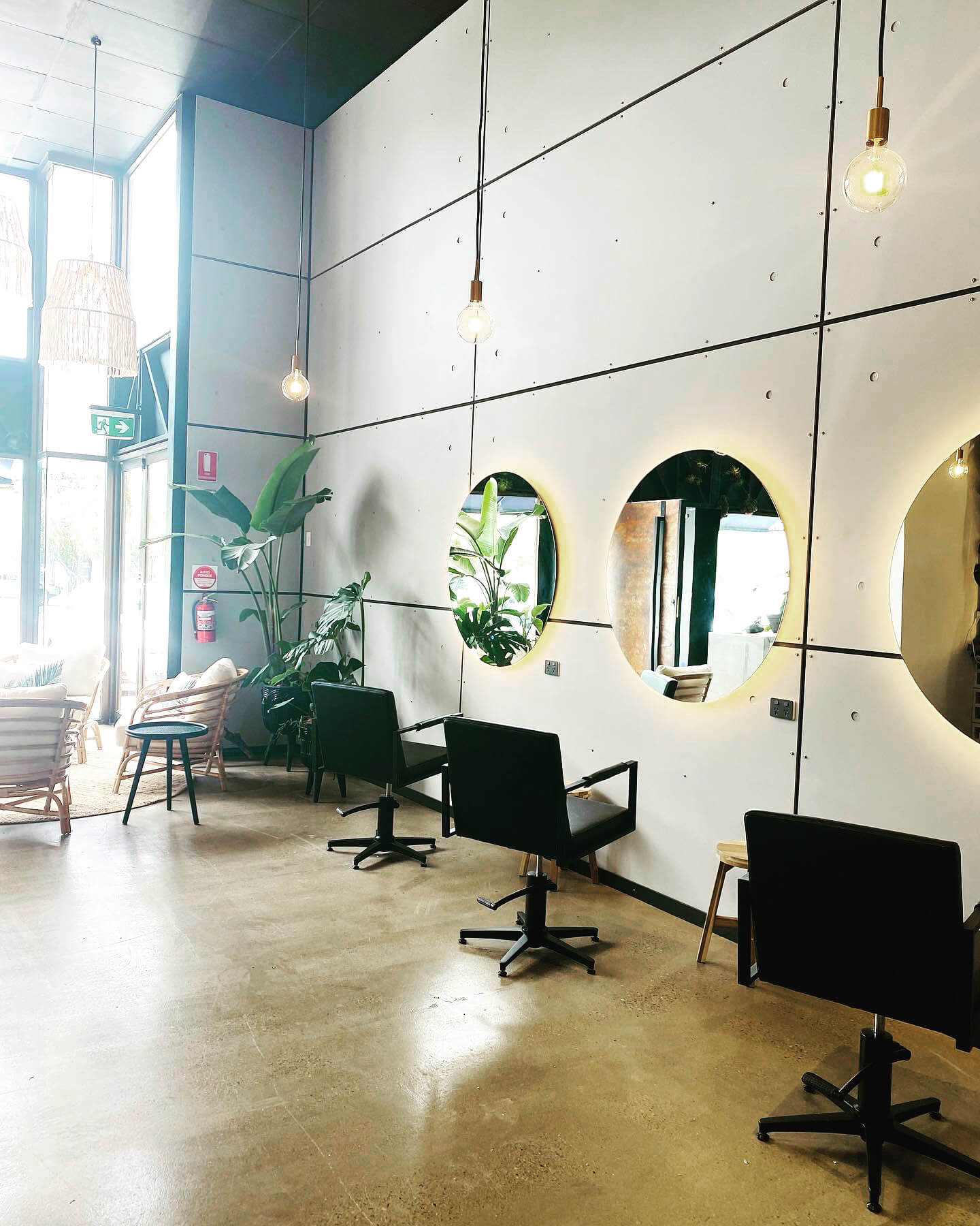 Chairs and grennery