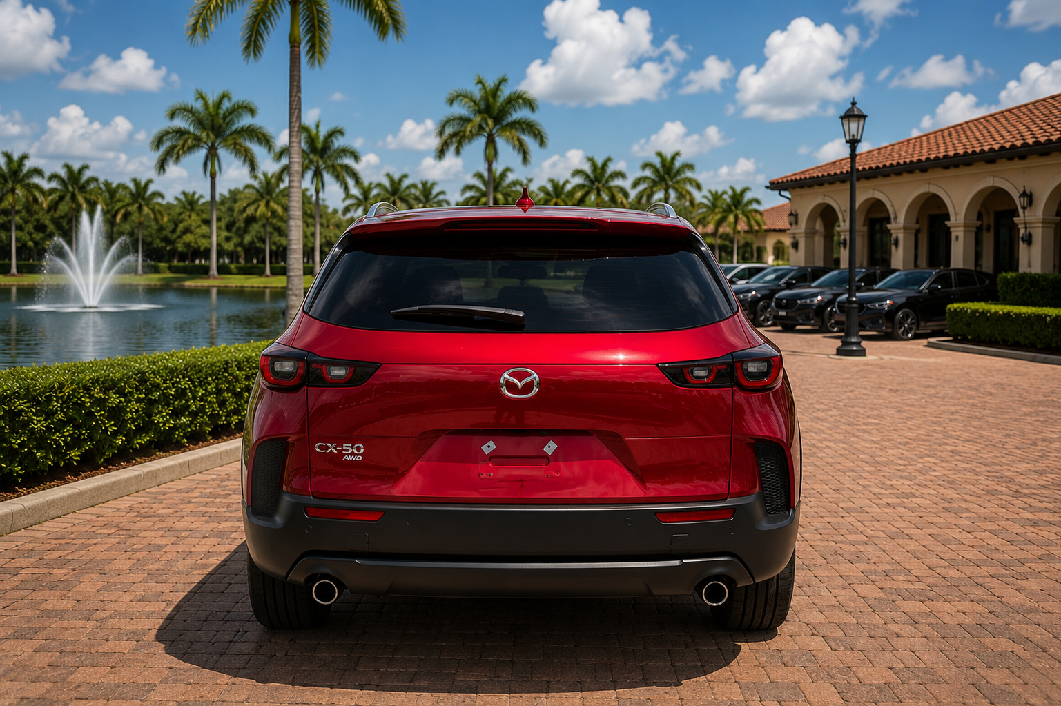 2026 Mazda CX50 For sale Like New, Fleet Lease Outlet, Orlando, FL back view of Auto