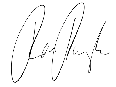 Black cursive signature on a transparent background.