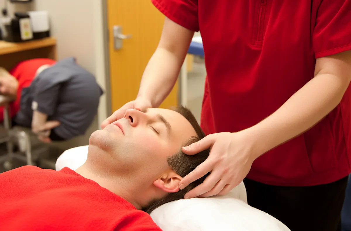 Facial spa session