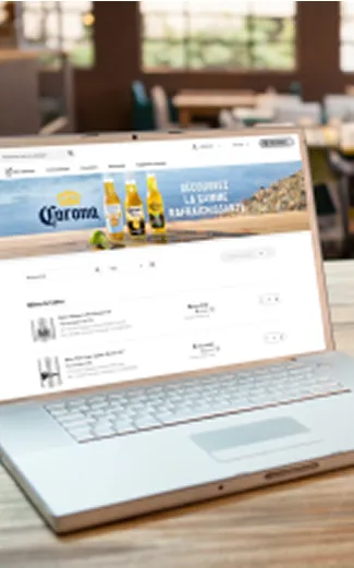 Campagne publicitaire d'une marque de boissons