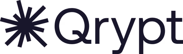 A logo used to show the partnership between Vaultree and Qrypt