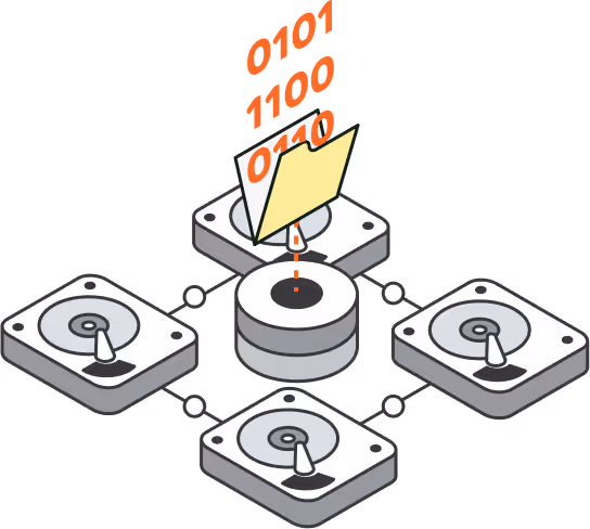 An illustration showing how Vaultree enables companies to use their data more effectively