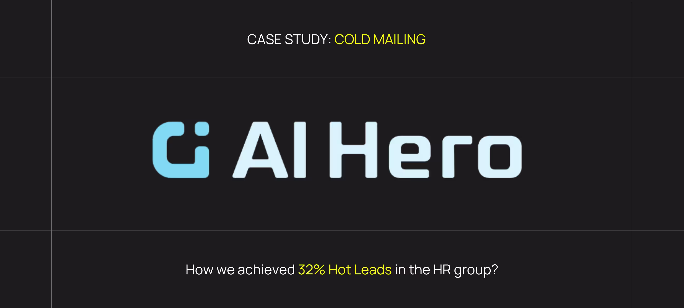 B2B Cold Email Case Study: 32% Hot Lead Rate