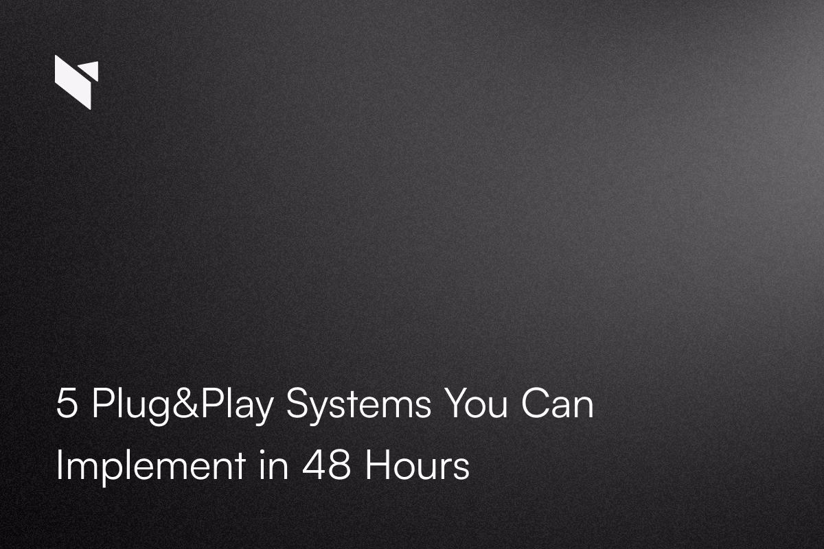 5 systemów Plug&Play do wdrożenia w 48 godzin dla B2B Outbound