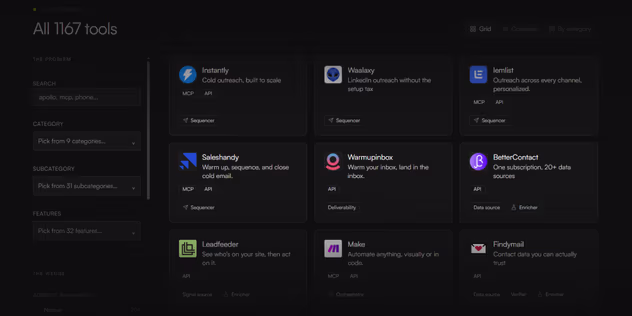 Sales Tools Database 