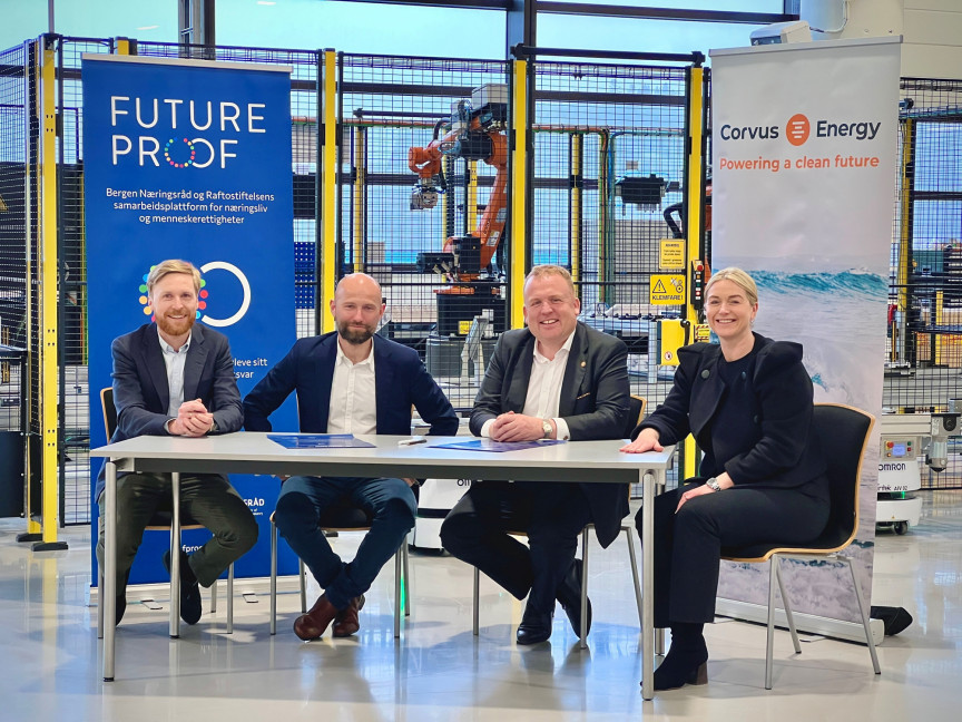 Corvus Energy signerer FUTURE-PROOF plakaten