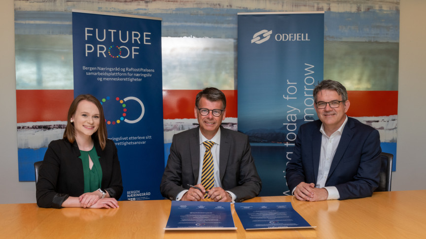 Odfjell signerer FUTURE-PROOF plakaten