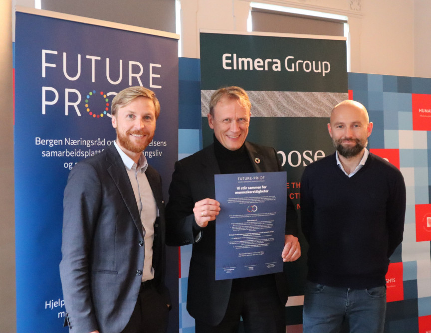 Elmera Group signerer FUTURE-PROOF plakaten