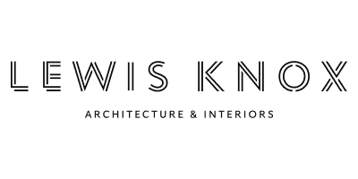 Lewis Knox brand logo in bold capitals with a horizontal line beneath the text.