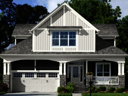 New siding on a home