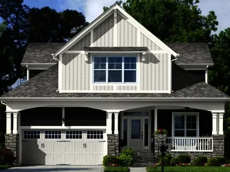 New siding on a home