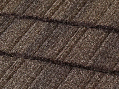 Stone coated metal roofing