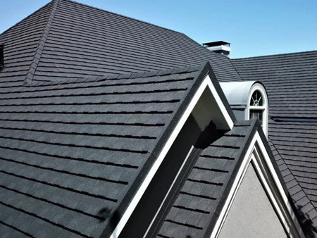 Stone coated metal roofing