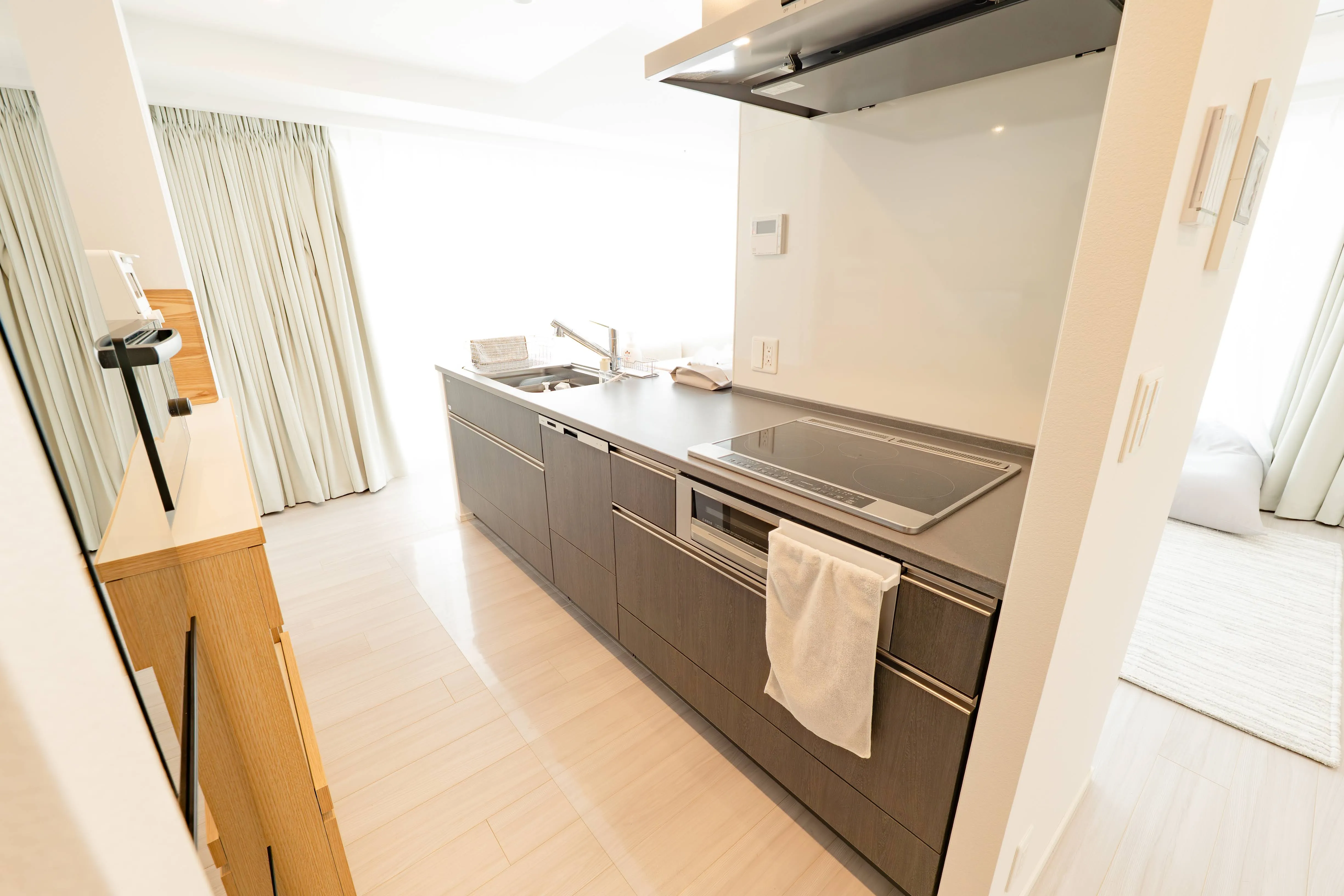 Kitchen of Room 911 at ONE Sapporo Station Tower.