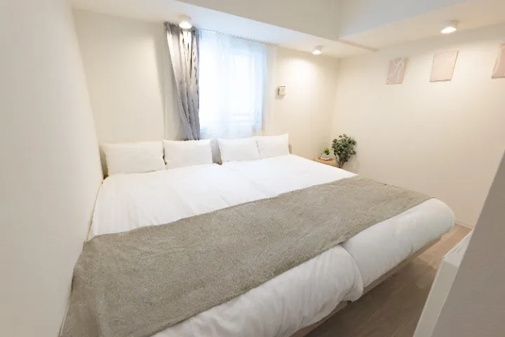 Bedroom of Room 201 at Mondo Mio Sapporo Odori Minami 2-jo.