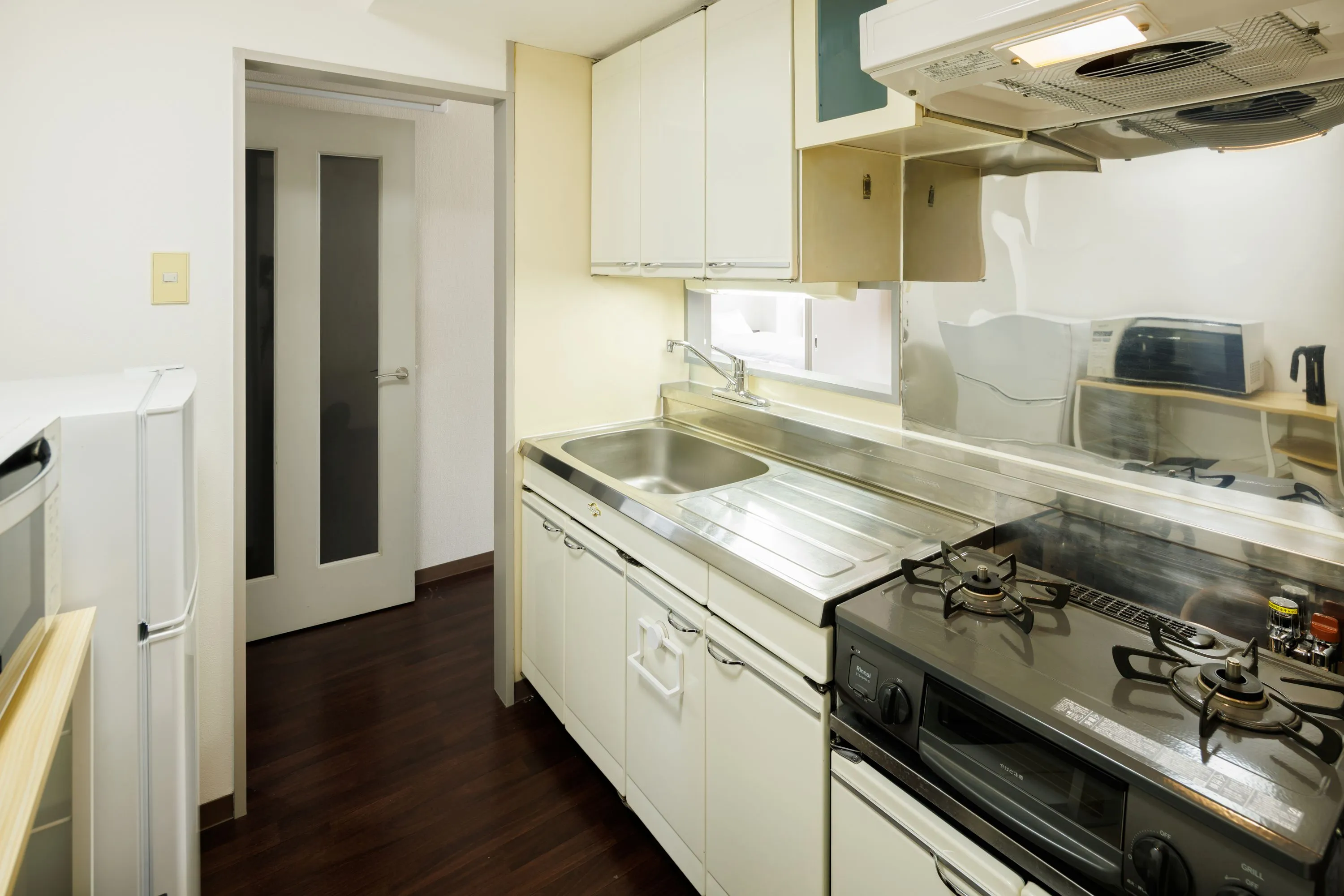 Kitchen of Room 201 at Residence 14.