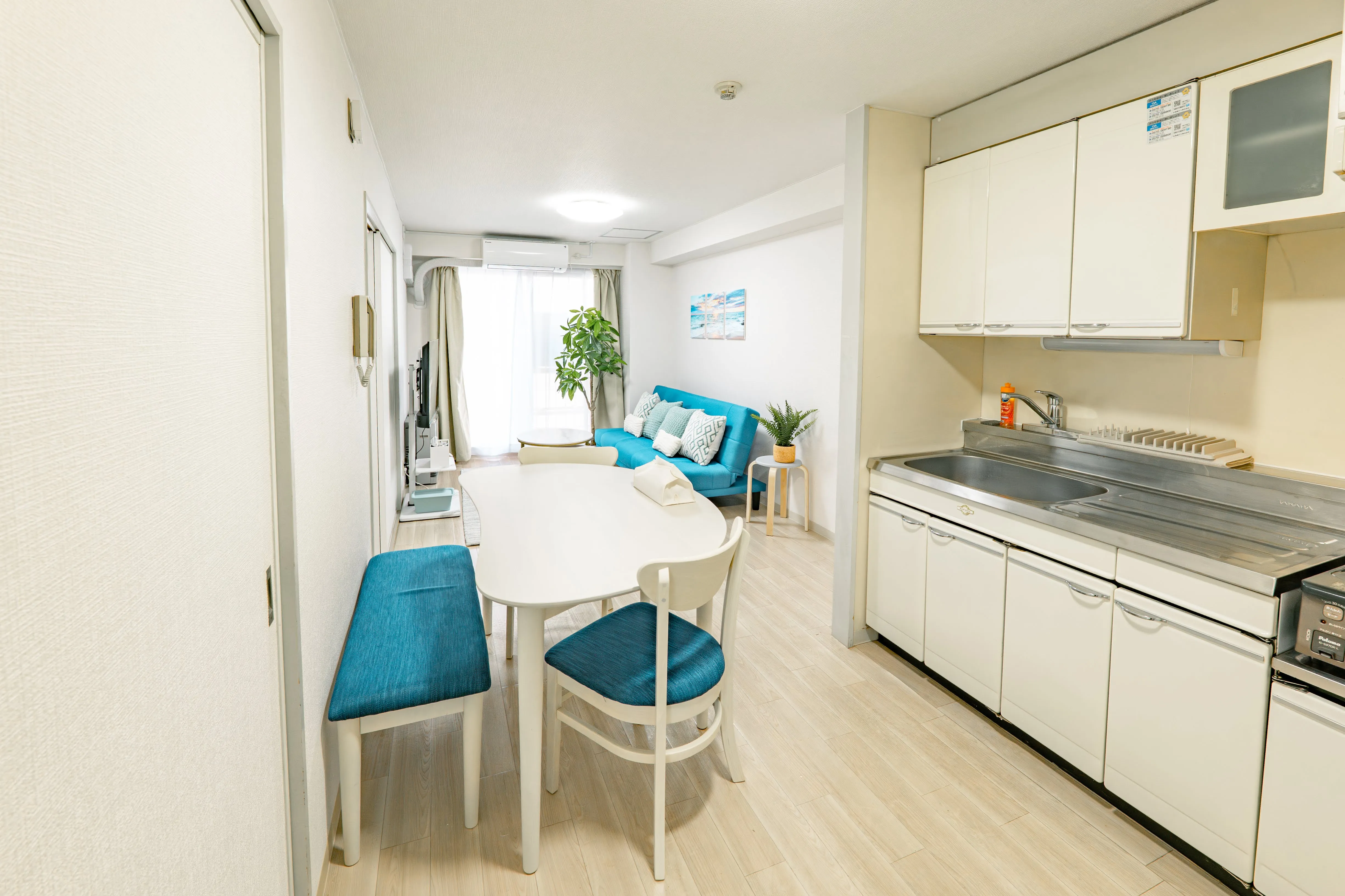 Kitchen of Room 205 at Residence 14.