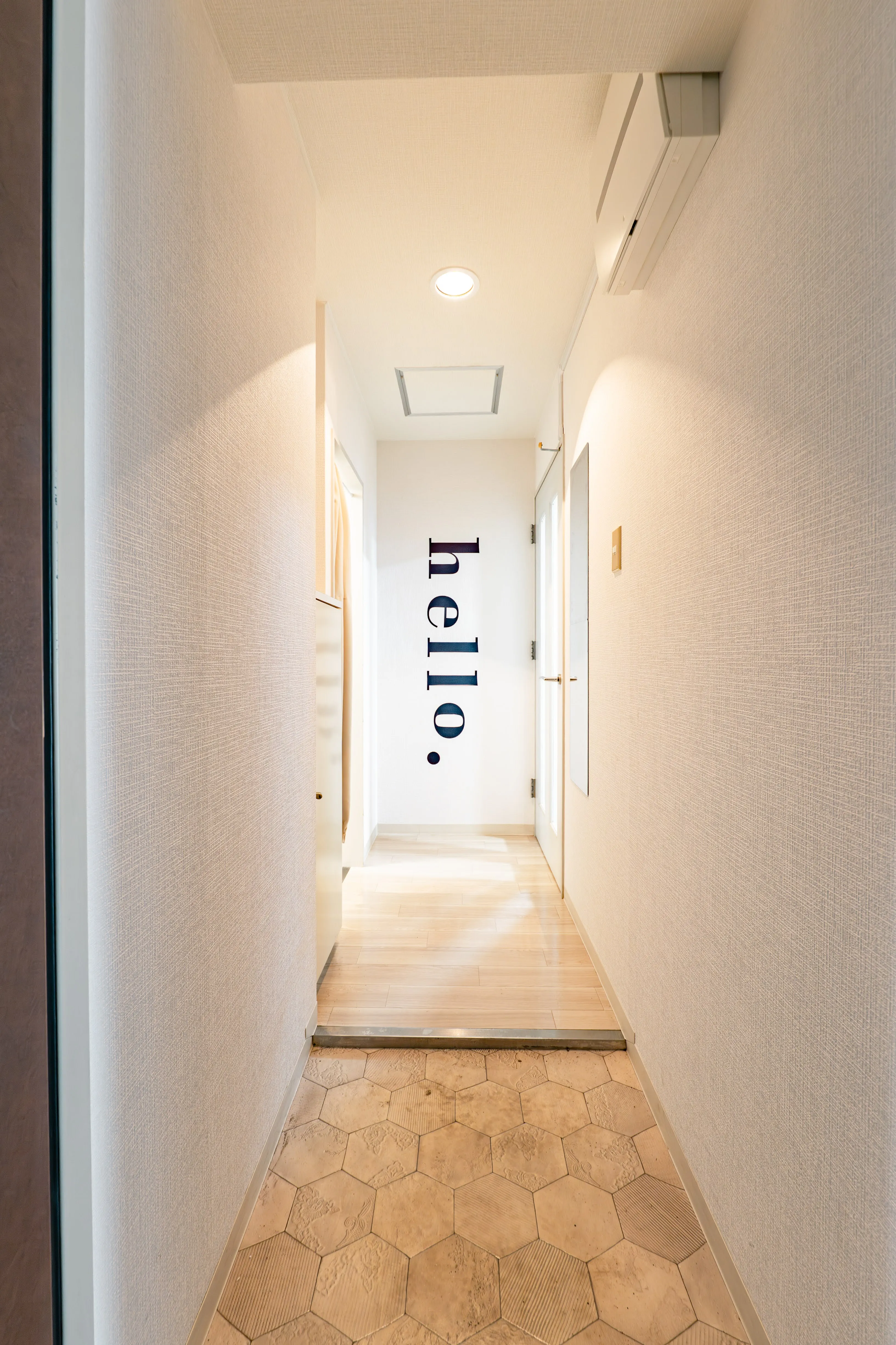Entrance of Room 205 at Residence 14.