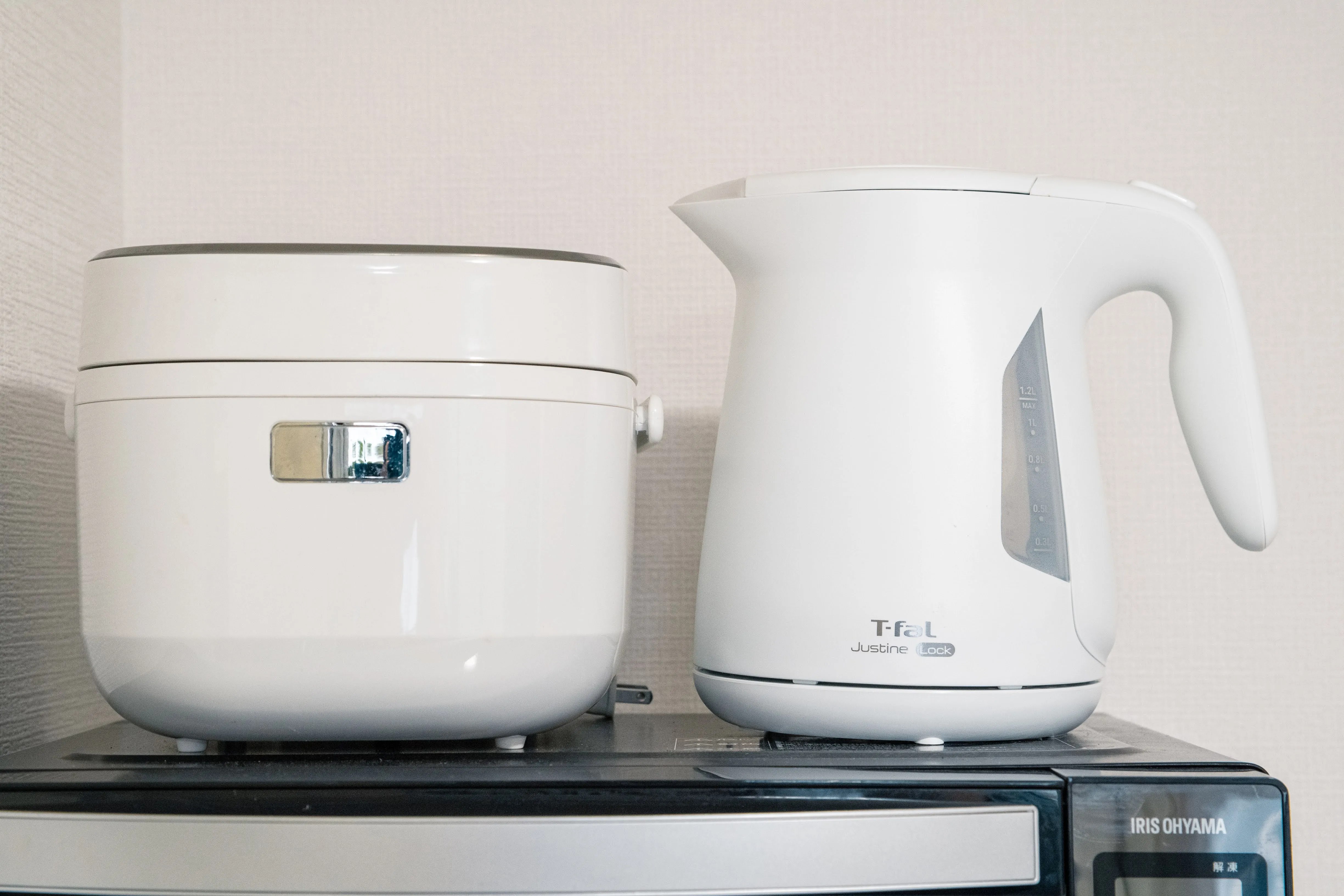 Kitchen appliances of Room 205 at Residence 14.