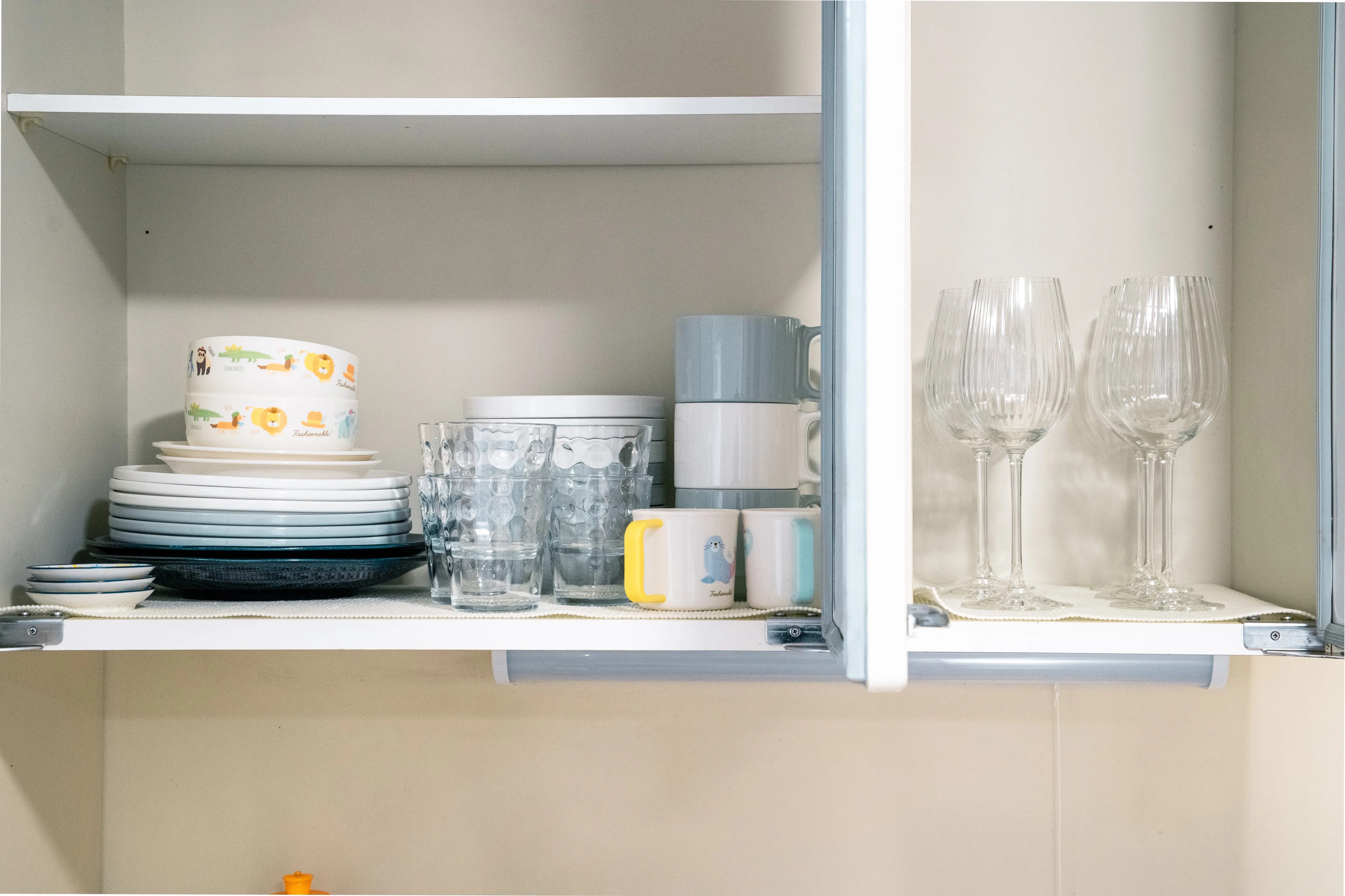 Tableware of Room 205 at Residence 14.