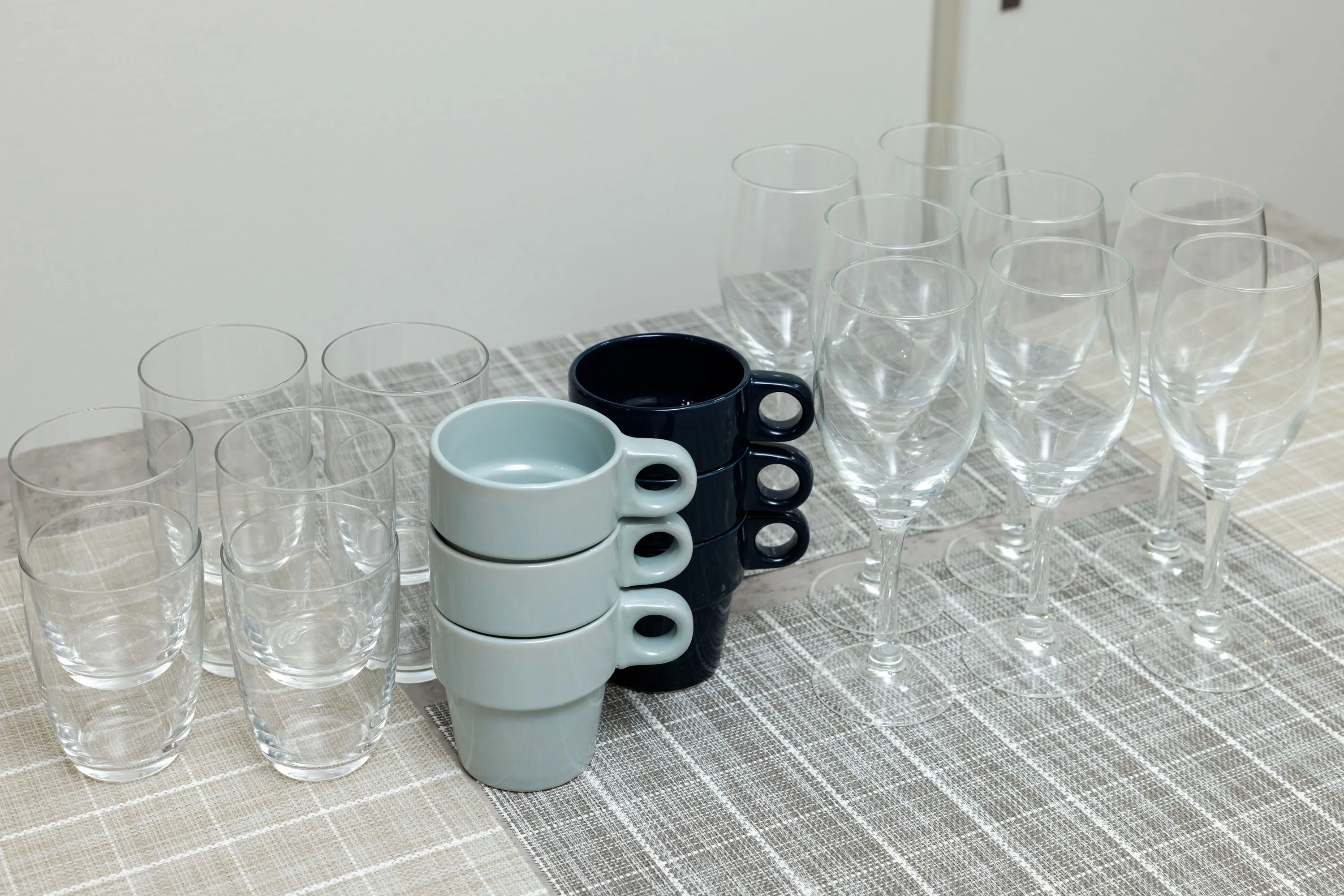 Tableware of Room 406 at Residence 14.