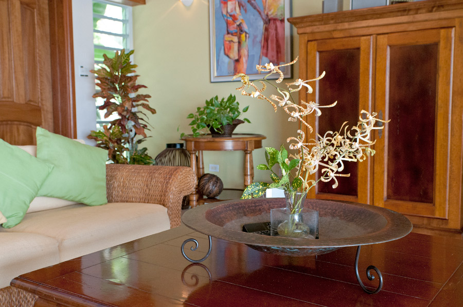 Villa Caribella living room interior