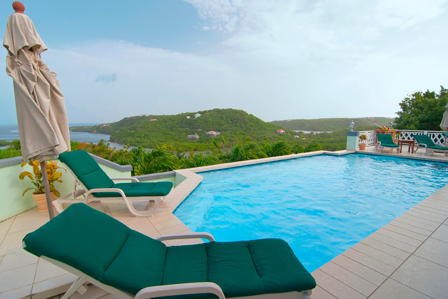 Villa Caribella private saltwater pool