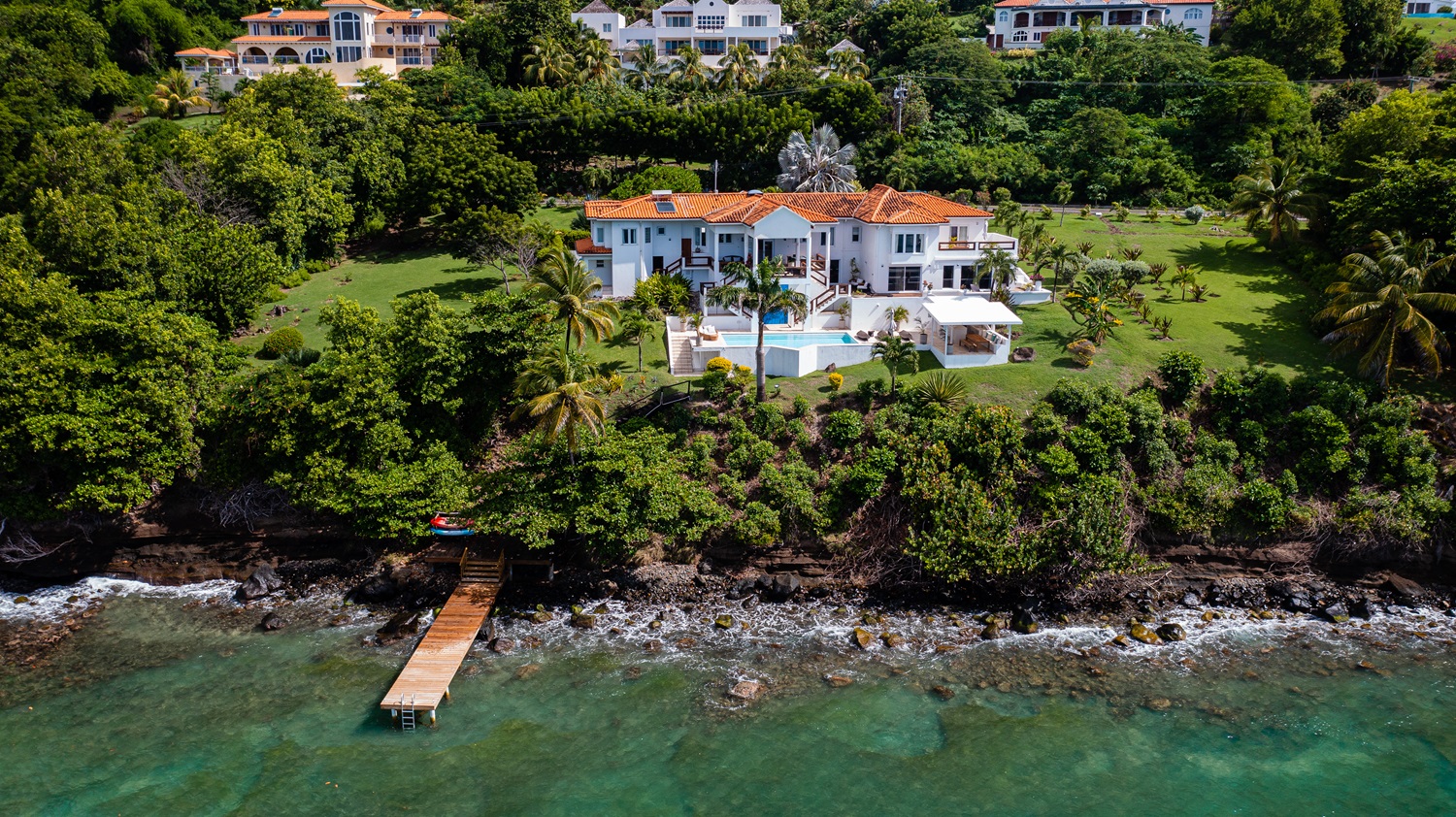 Villa Stella from the ocean side
