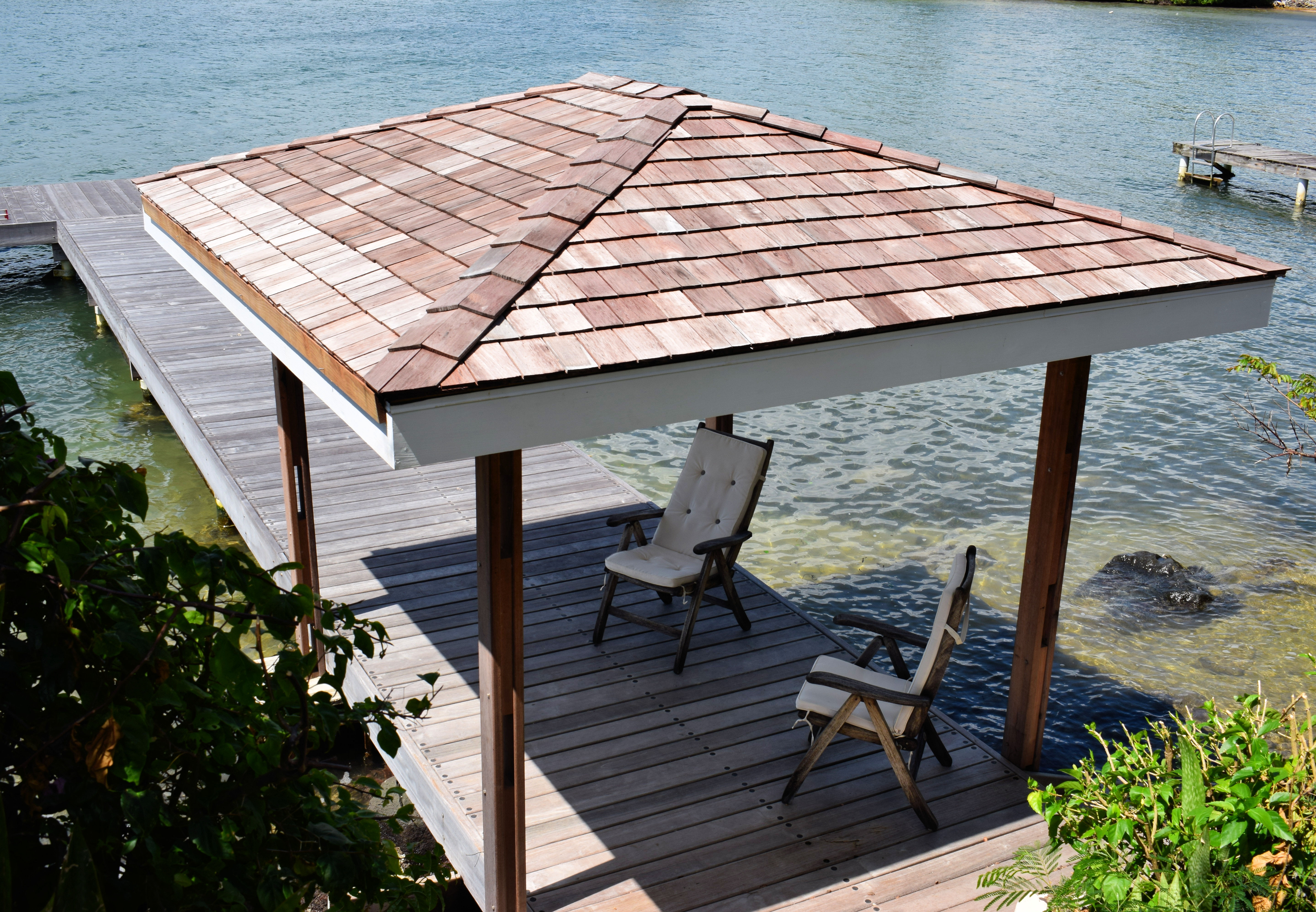 Little Blue gazebo dock