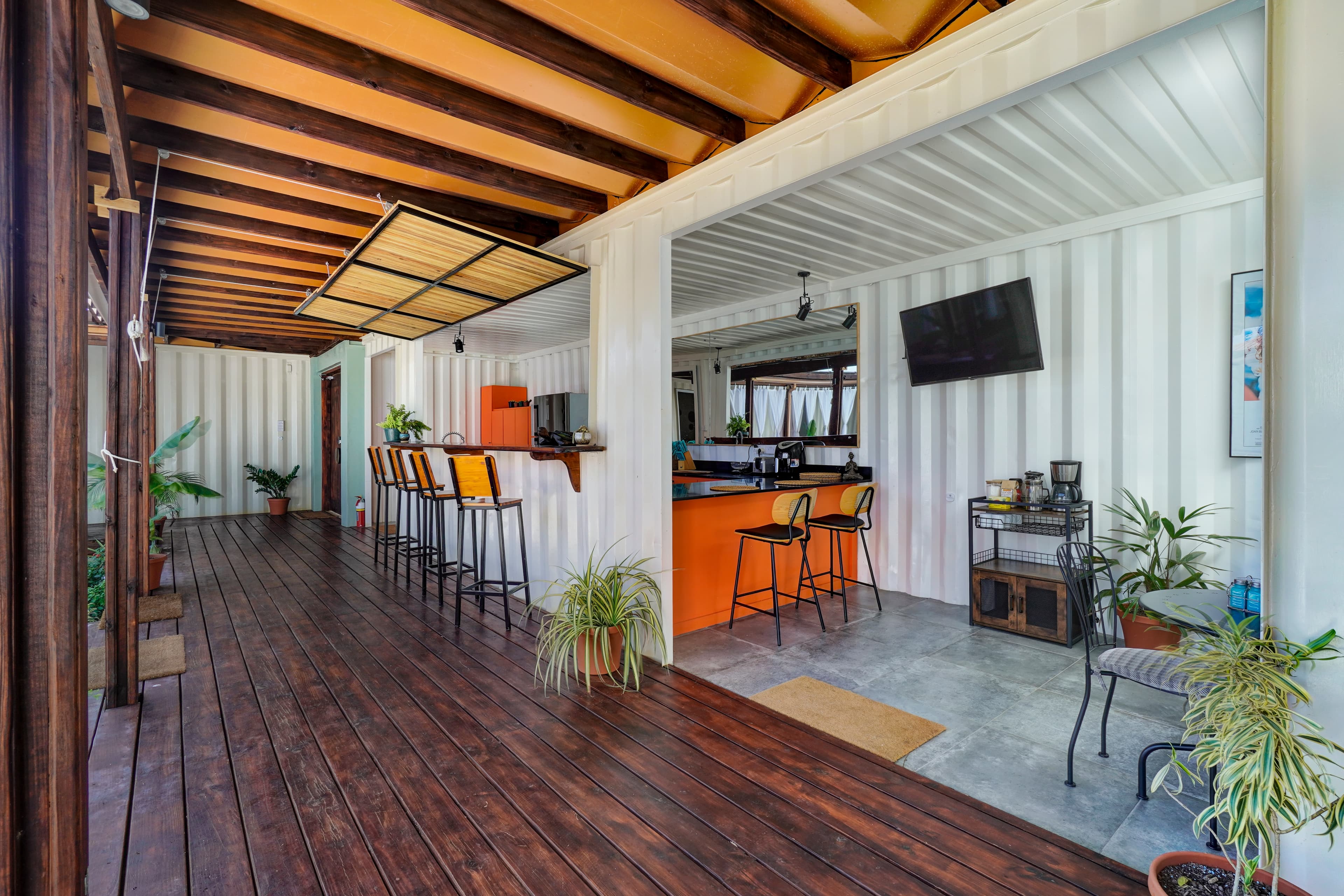 Corten Villa main living area