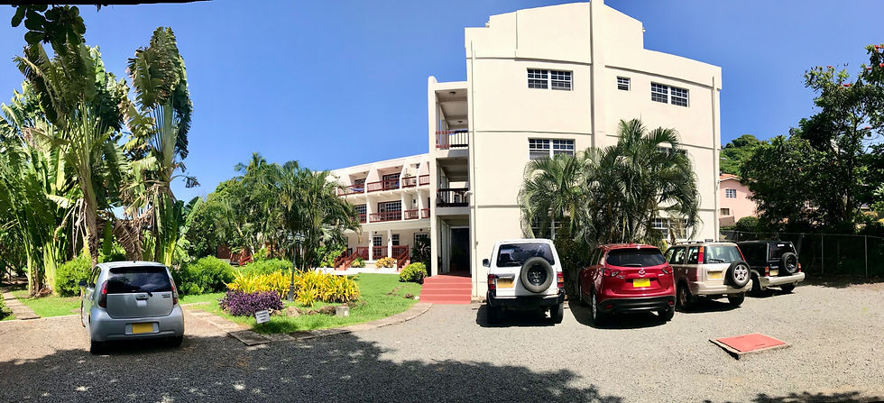 Clove Garden Residence parking area