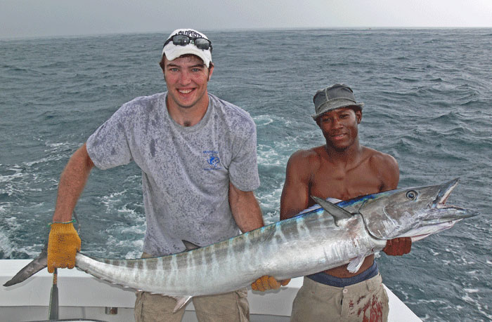 Wahoo caught during a Yes Aye Grenada sportfishing trip