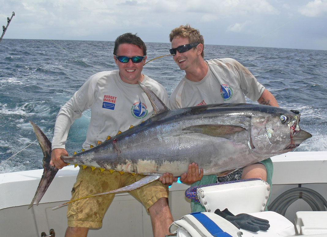 Yellowfin tuna caught with Yes Aye in Grenada