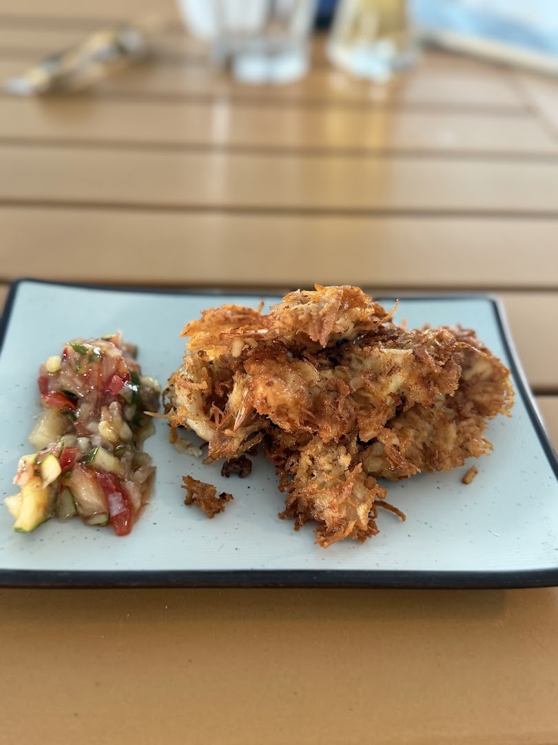 Seafood dish at Sails Restaurant Grenada