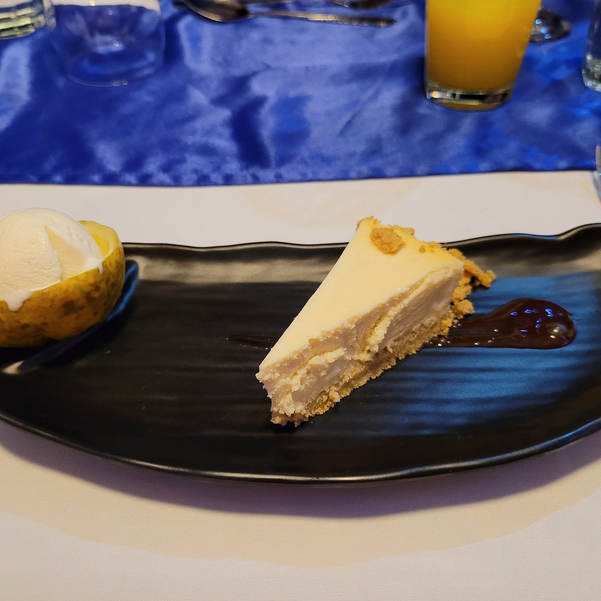 Dessert course at Dexter's Restaurant Grenada