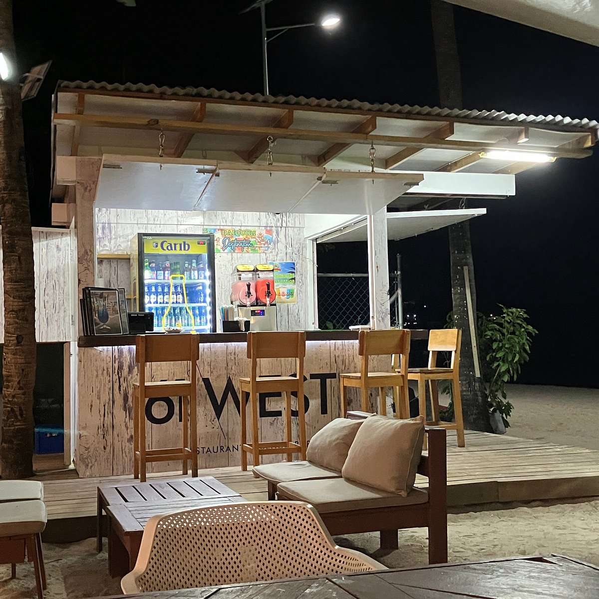 61 West beach lounge seating on Grand Anse Grenada