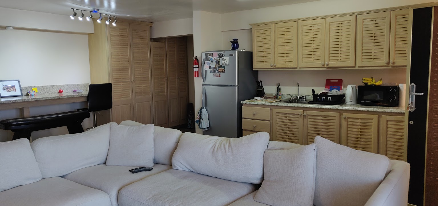 Cool Running Apartments living room and kitchen