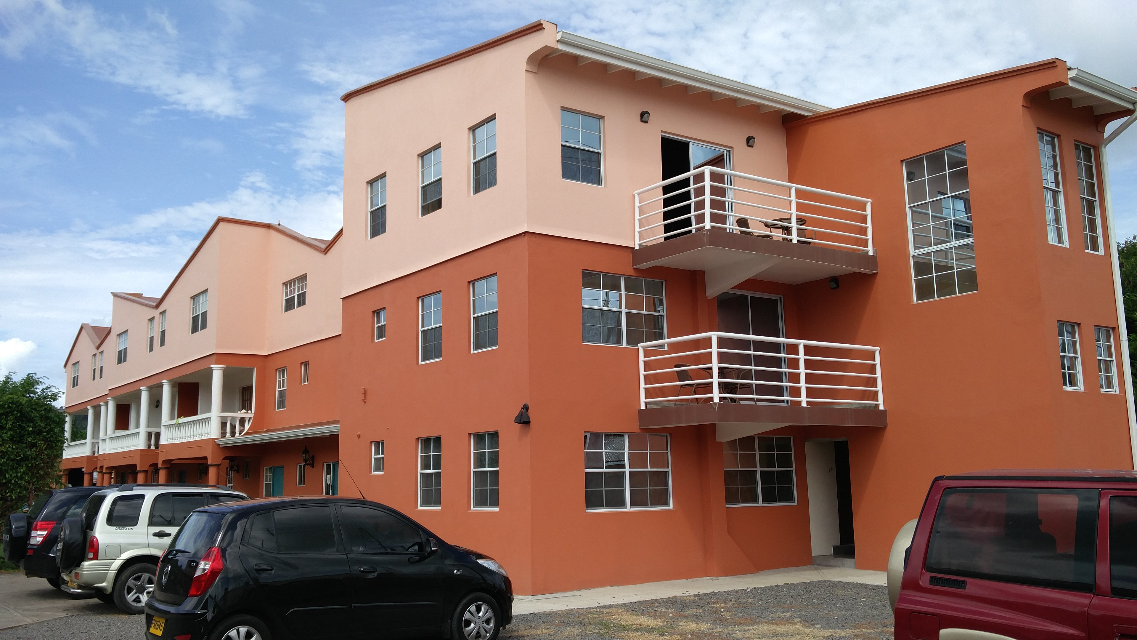 Cool Running Apartments exterior in True Blue, Grenada