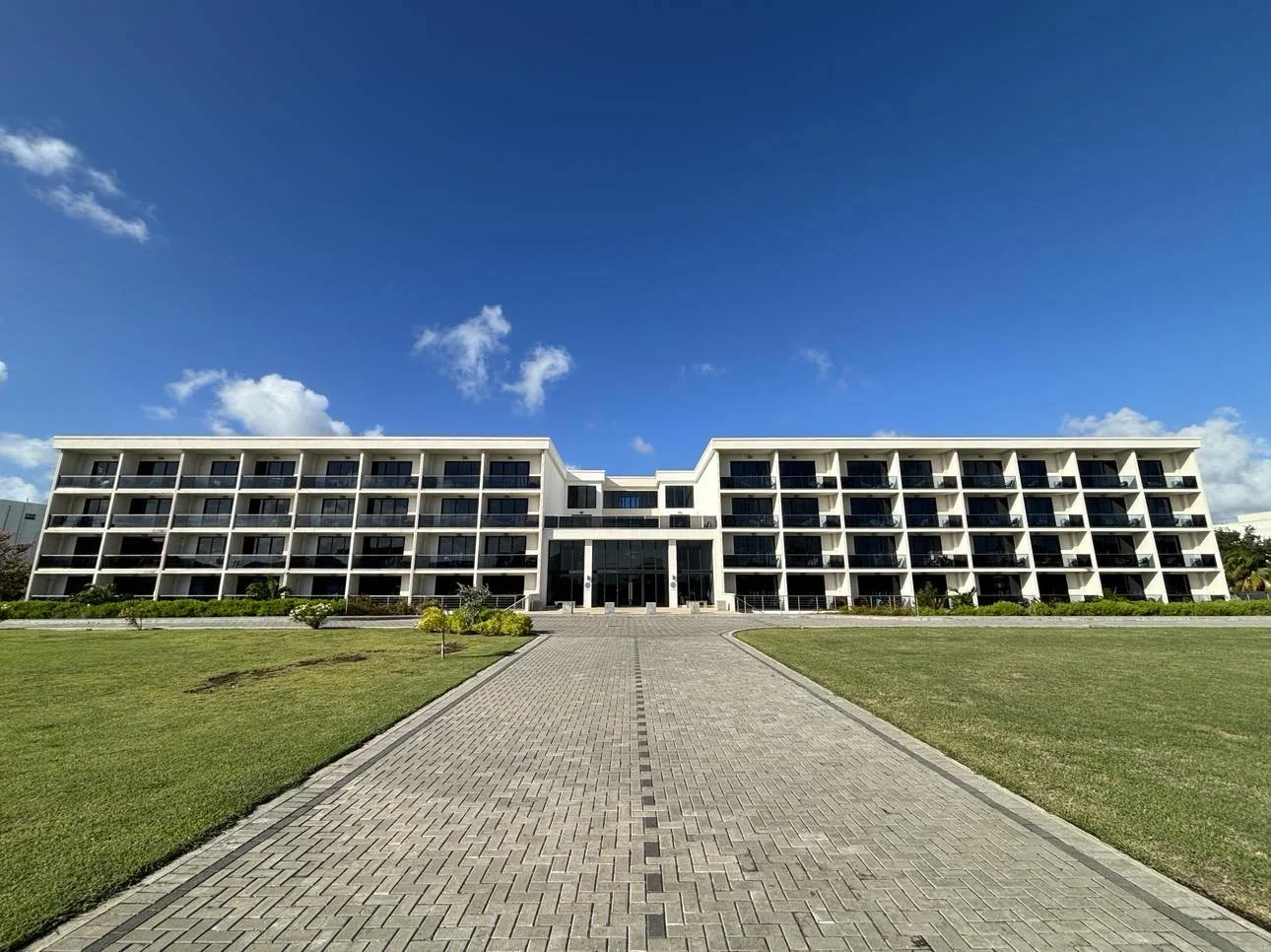 Lazuli Apartments exterior in True Blue, Grenada
