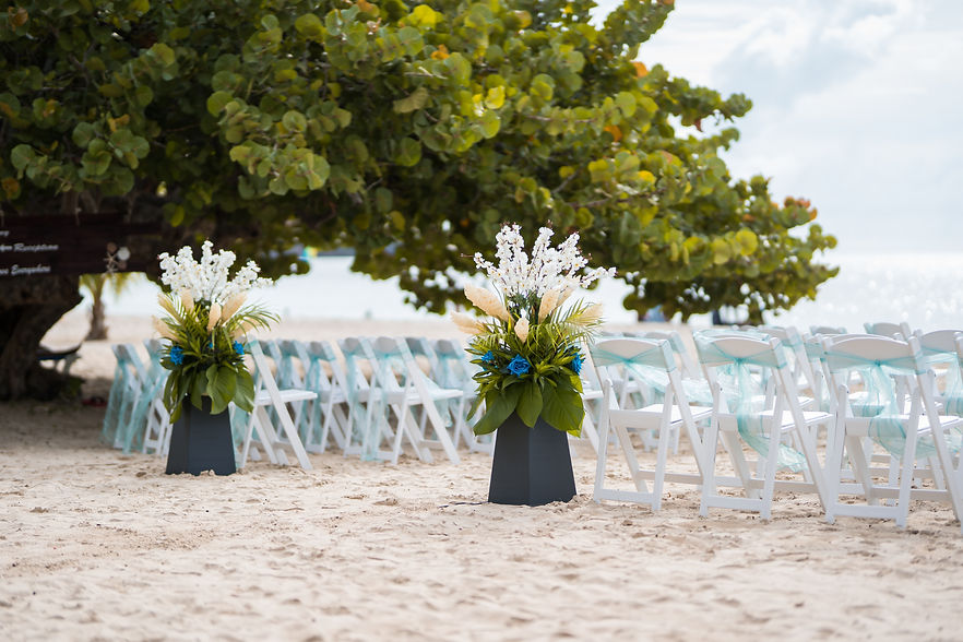 Hangers Weddings and Events wedding scene in Grenada