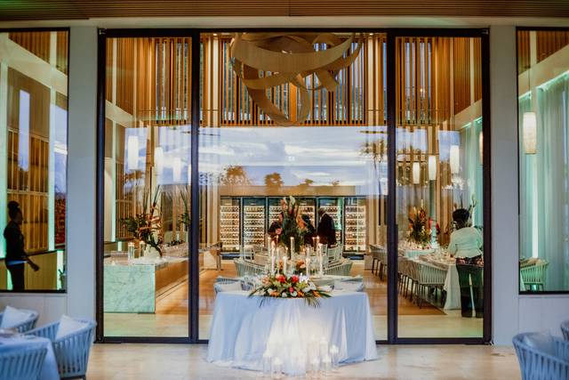 Representative Grenada wedding reception setting