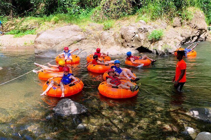 Guided river tubing in Grenada