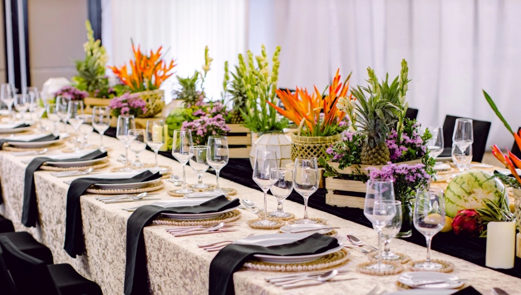 Mr H private dining event table