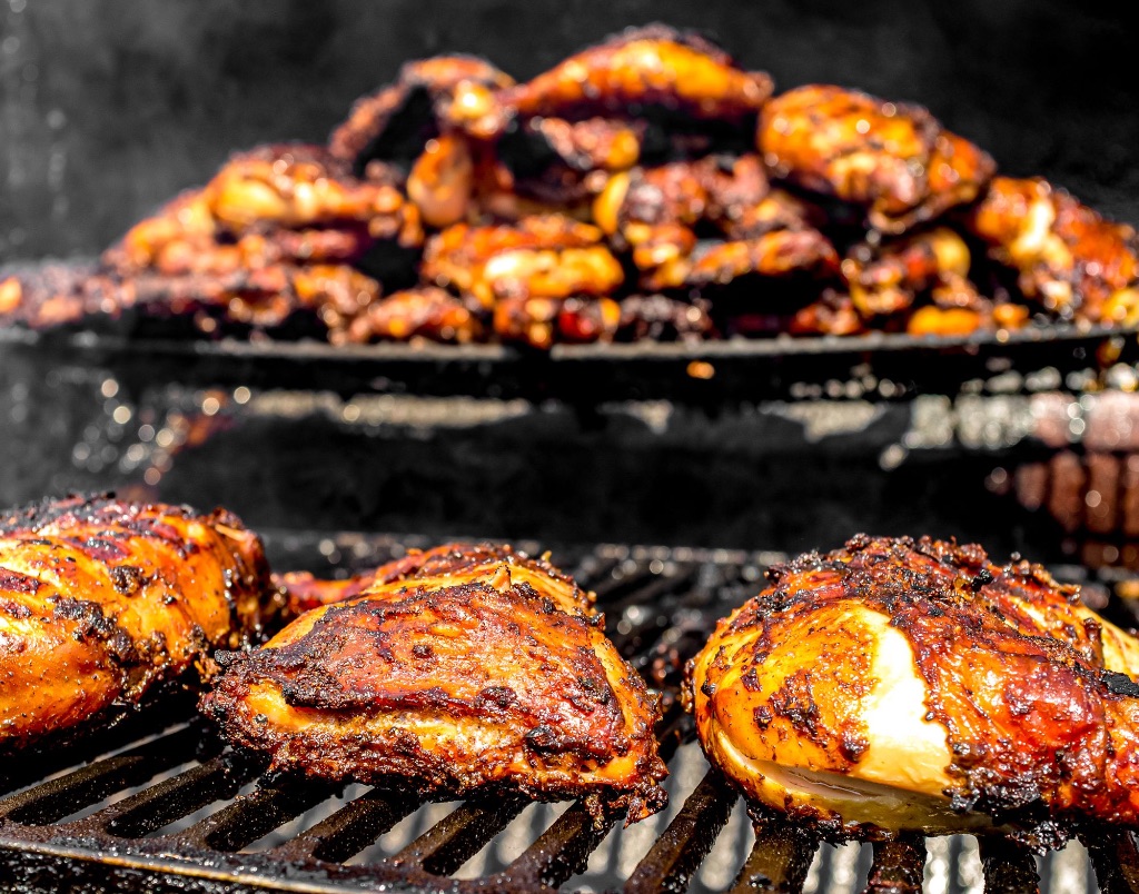 Mr H open flame grill dish
