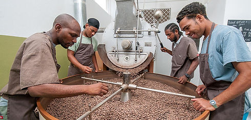 Jouvay Chocolate production staff at Diamond Factory