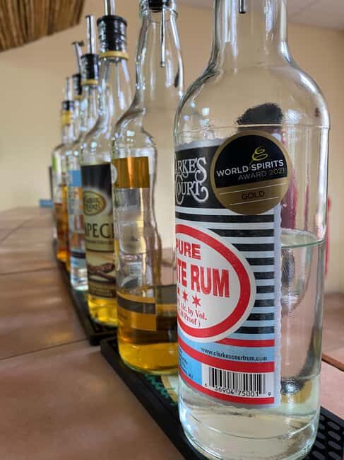 Clarke's Court rum tasting in Grenada