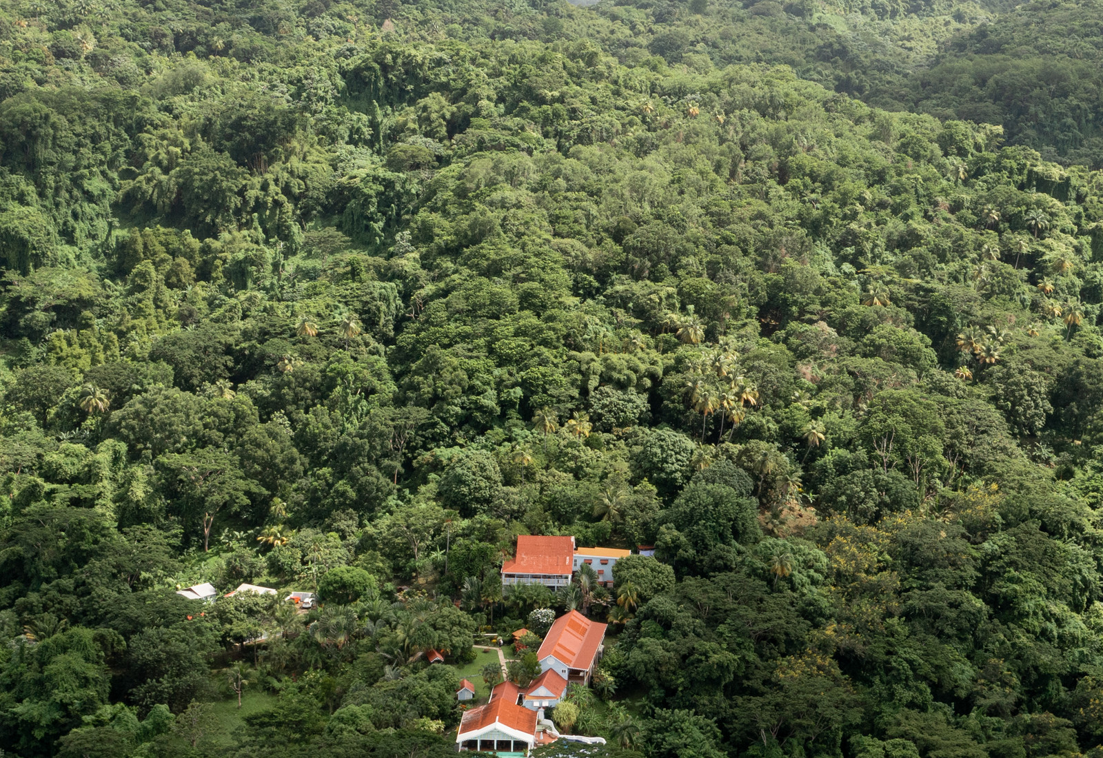 Aerial view of Mount Edgecombe Boutique Hotel