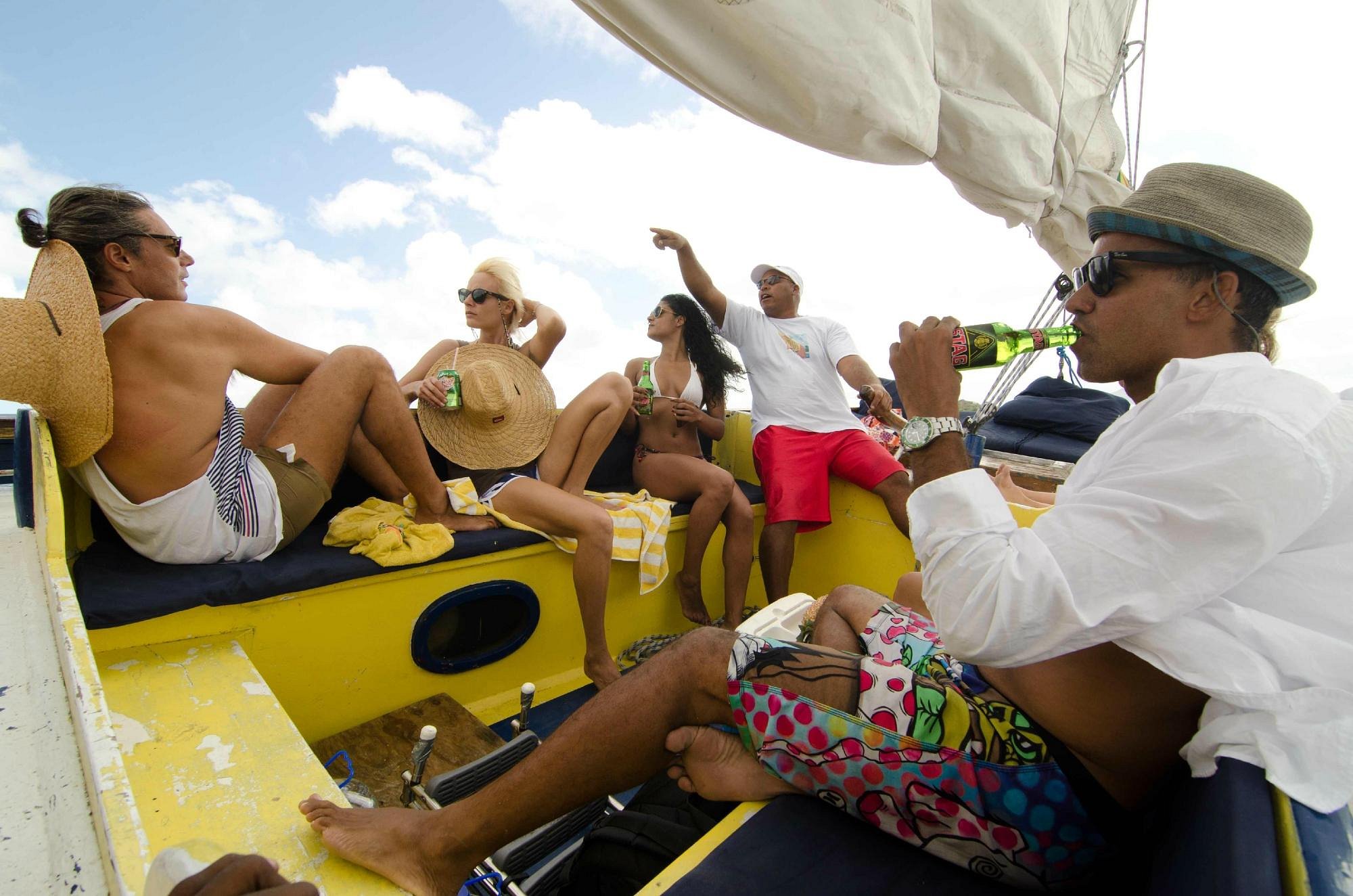 Savvy wooden sloop in Grenada